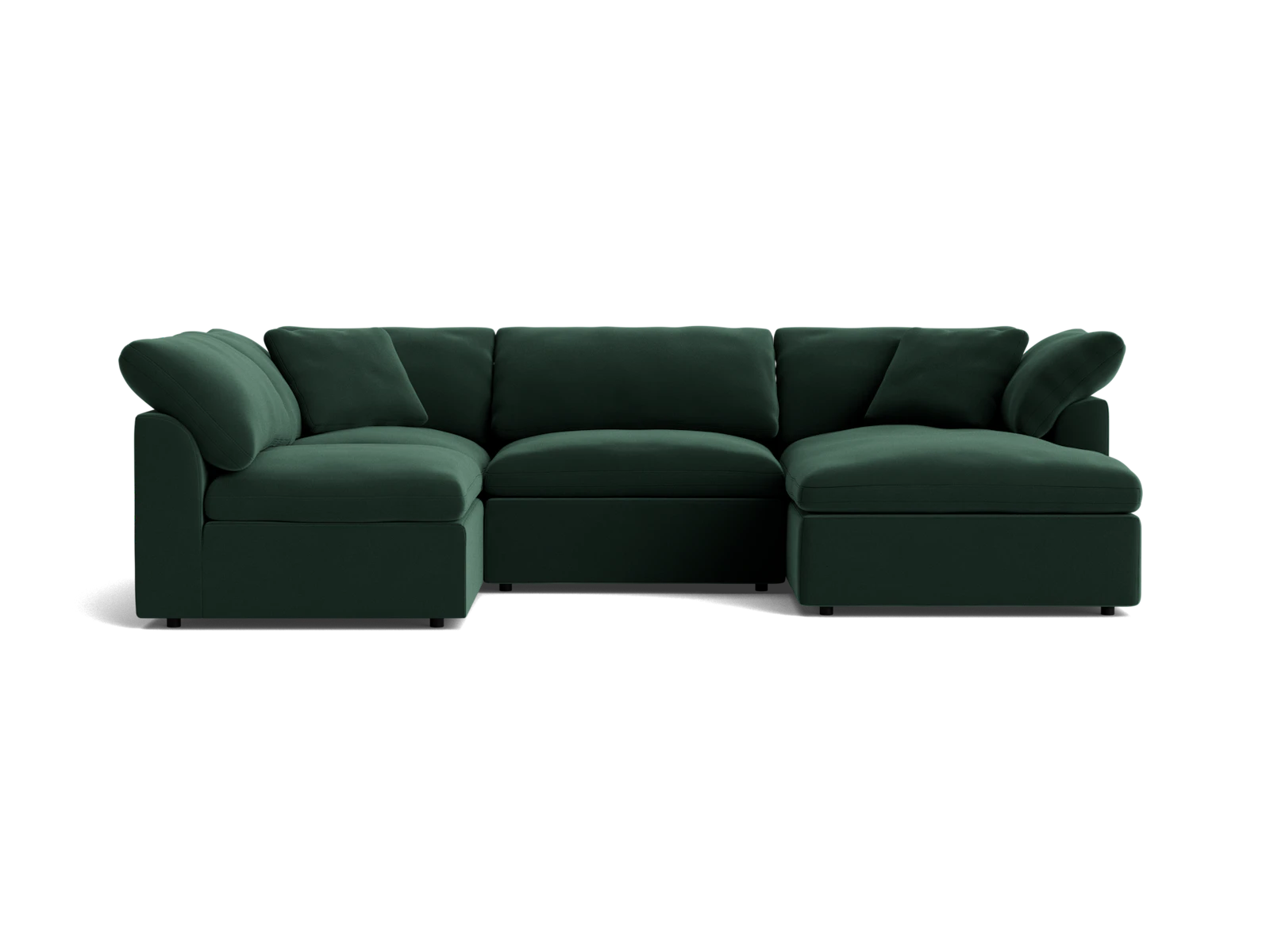 Bryant Modular Double Chaise U-Sofa Bumper Sectional